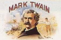 Mark Twain on cigar box